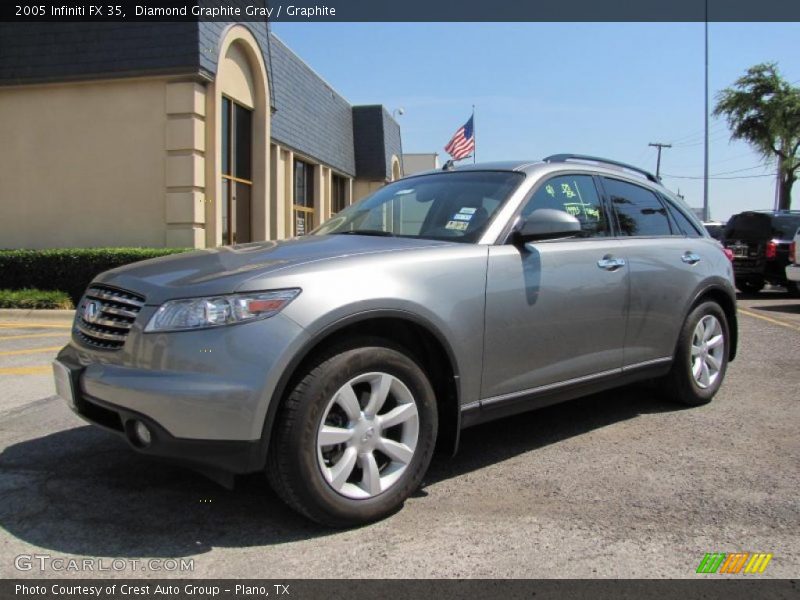 Diamond Graphite Gray / Graphite 2005 Infiniti FX 35