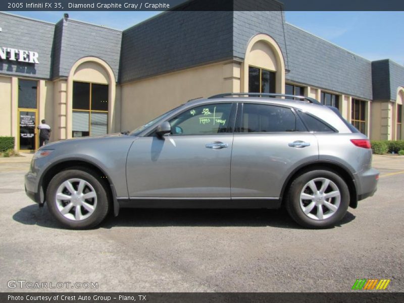 Diamond Graphite Gray / Graphite 2005 Infiniti FX 35
