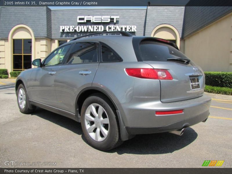 Diamond Graphite Gray / Graphite 2005 Infiniti FX 35