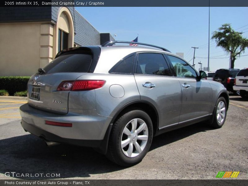 Diamond Graphite Gray / Graphite 2005 Infiniti FX 35