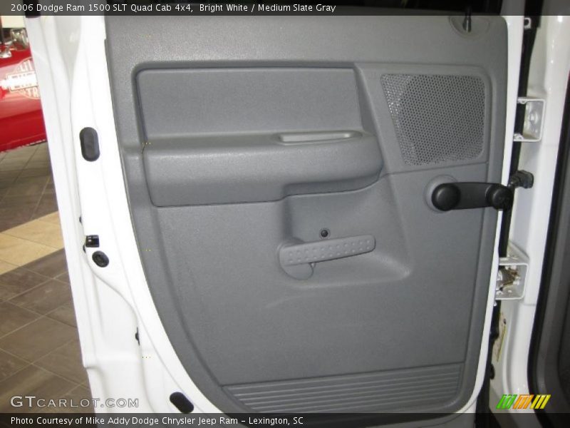 Bright White / Medium Slate Gray 2006 Dodge Ram 1500 SLT Quad Cab 4x4