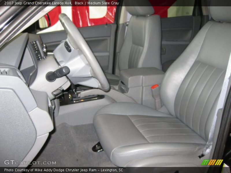 Black / Medium Slate Gray 2007 Jeep Grand Cherokee Laredo 4x4