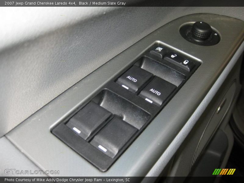 Black / Medium Slate Gray 2007 Jeep Grand Cherokee Laredo 4x4