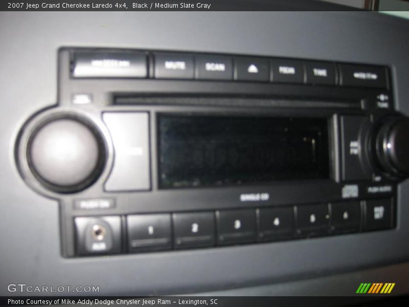 Black / Medium Slate Gray 2007 Jeep Grand Cherokee Laredo 4x4