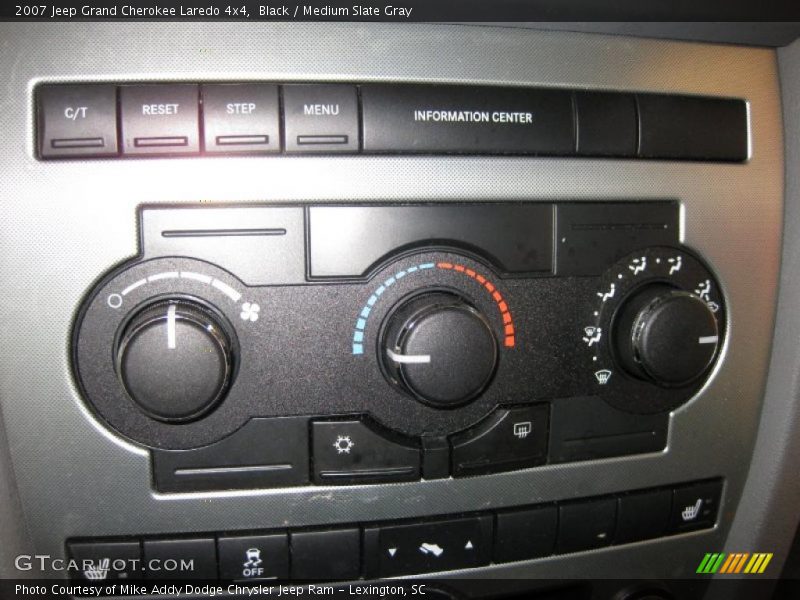 Black / Medium Slate Gray 2007 Jeep Grand Cherokee Laredo 4x4