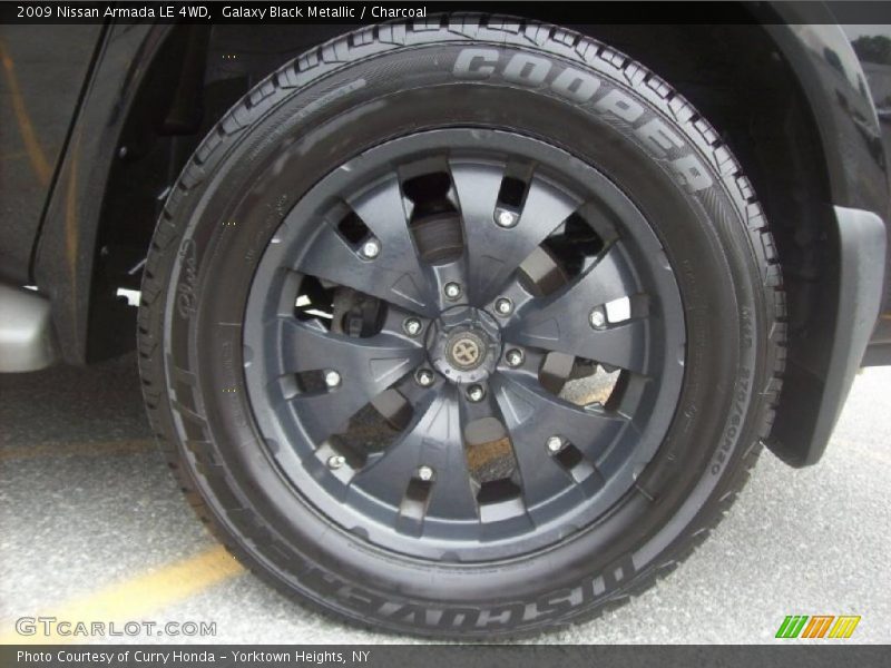 Galaxy Black Metallic / Charcoal 2009 Nissan Armada LE 4WD
