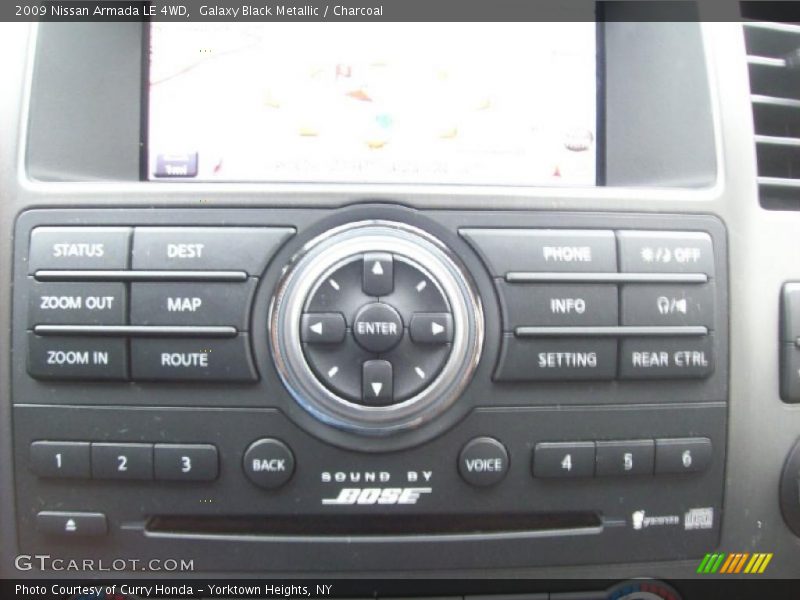 Galaxy Black Metallic / Charcoal 2009 Nissan Armada LE 4WD