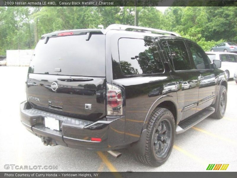 Galaxy Black Metallic / Charcoal 2009 Nissan Armada LE 4WD