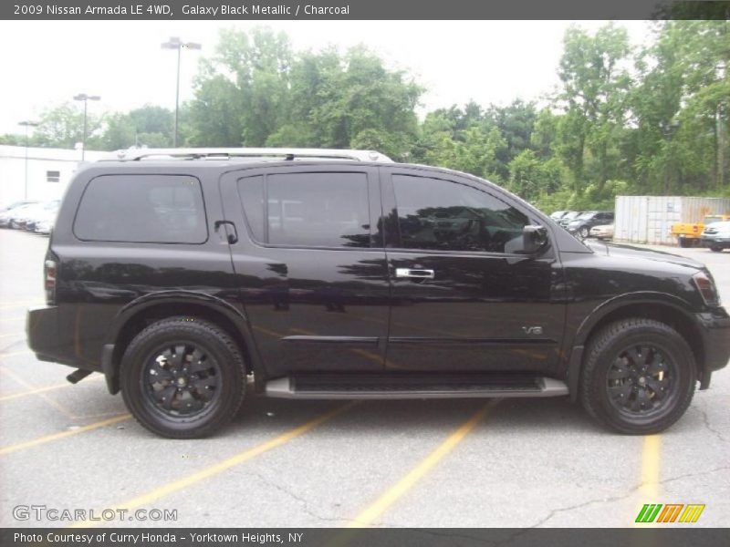 Galaxy Black Metallic / Charcoal 2009 Nissan Armada LE 4WD