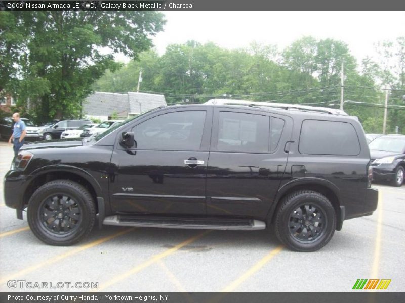 Galaxy Black Metallic / Charcoal 2009 Nissan Armada LE 4WD