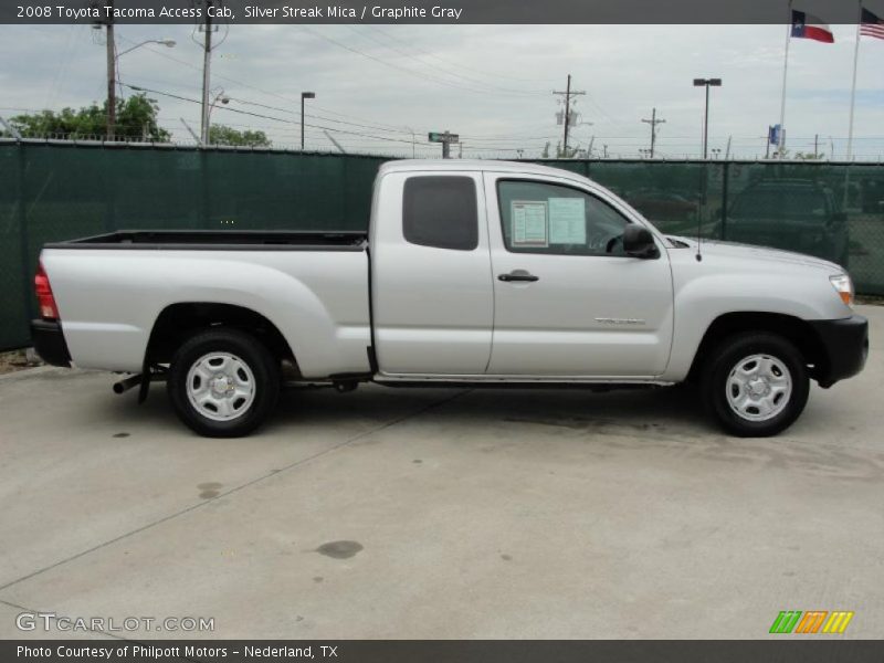 Silver Streak Mica / Graphite Gray 2008 Toyota Tacoma Access Cab