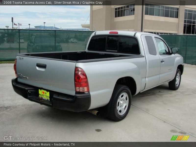 Silver Streak Mica / Graphite Gray 2008 Toyota Tacoma Access Cab