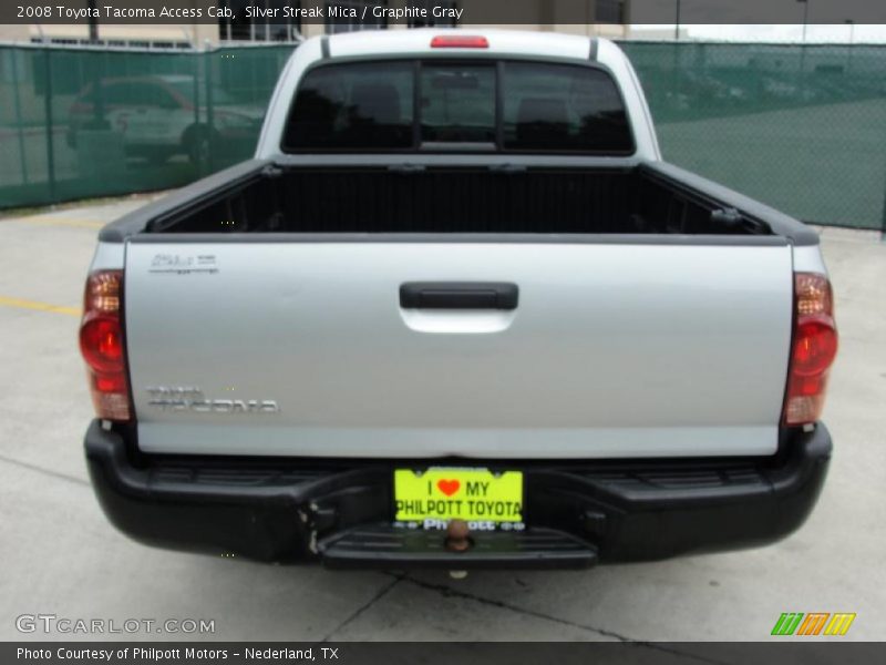 Silver Streak Mica / Graphite Gray 2008 Toyota Tacoma Access Cab