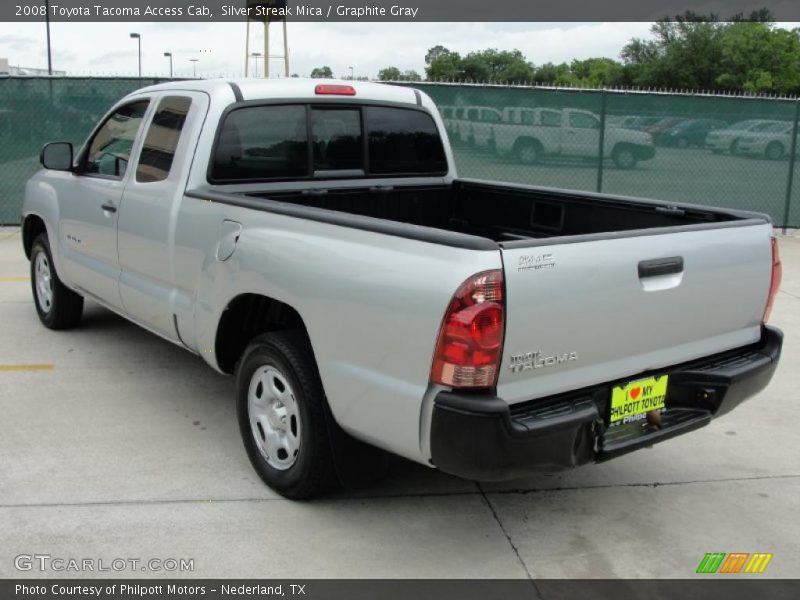 Silver Streak Mica / Graphite Gray 2008 Toyota Tacoma Access Cab
