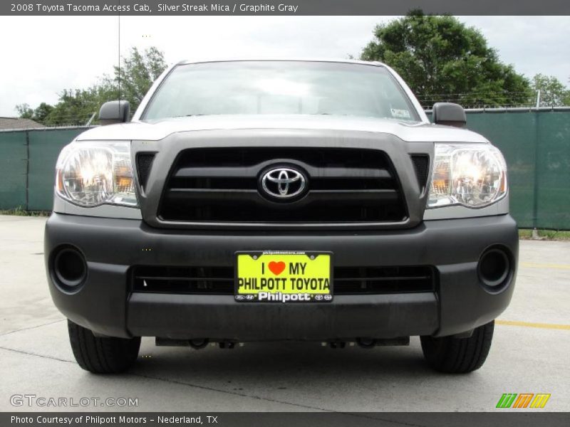 Silver Streak Mica / Graphite Gray 2008 Toyota Tacoma Access Cab