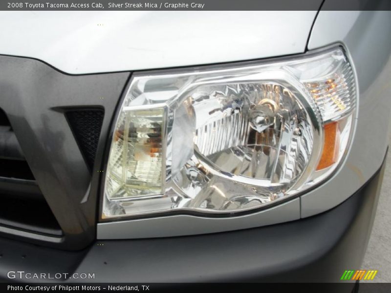 Silver Streak Mica / Graphite Gray 2008 Toyota Tacoma Access Cab