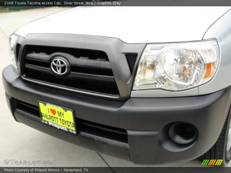 Silver Streak Mica / Graphite Gray 2008 Toyota Tacoma Access Cab