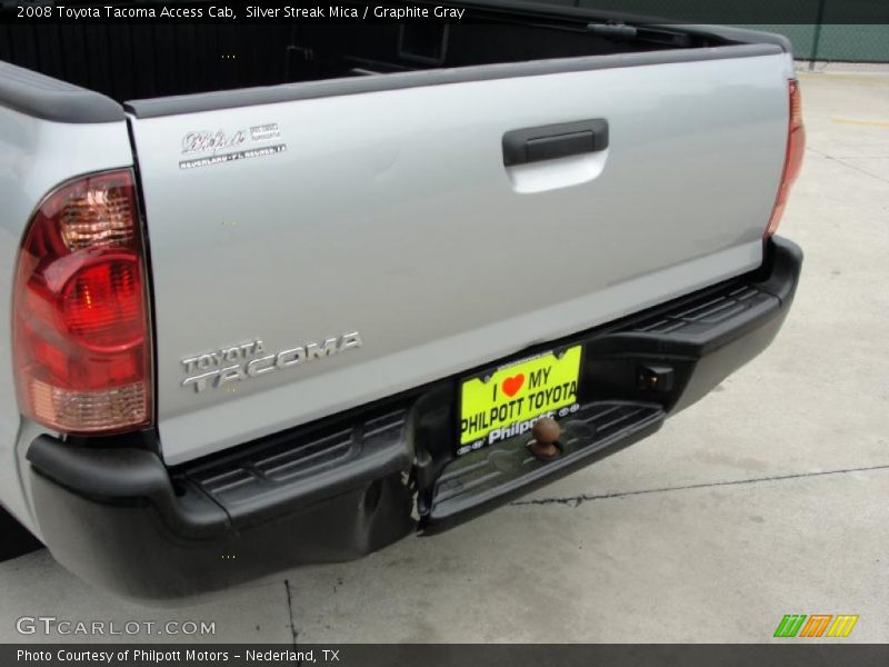 Silver Streak Mica / Graphite Gray 2008 Toyota Tacoma Access Cab