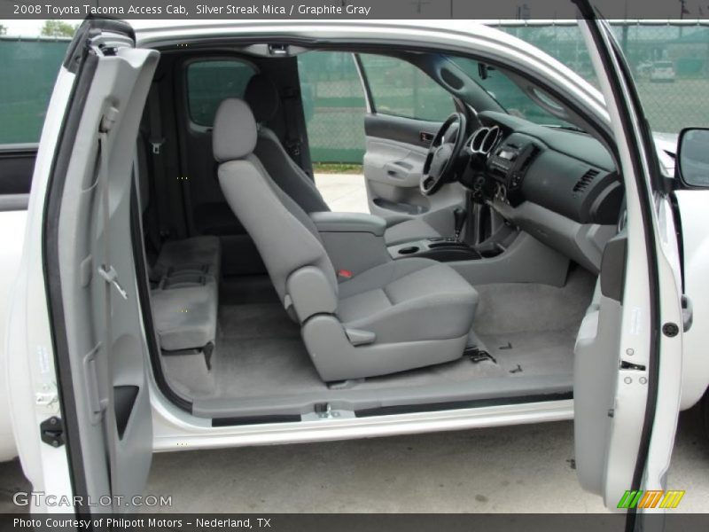 Silver Streak Mica / Graphite Gray 2008 Toyota Tacoma Access Cab