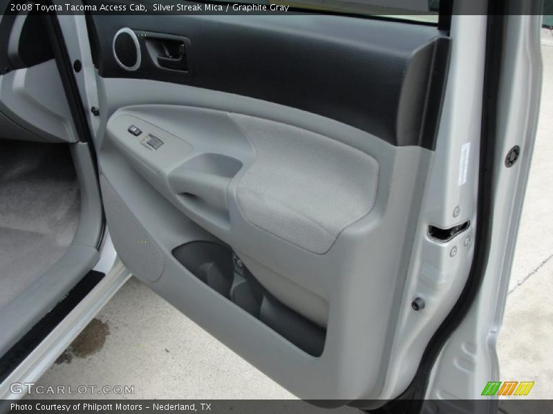 Silver Streak Mica / Graphite Gray 2008 Toyota Tacoma Access Cab