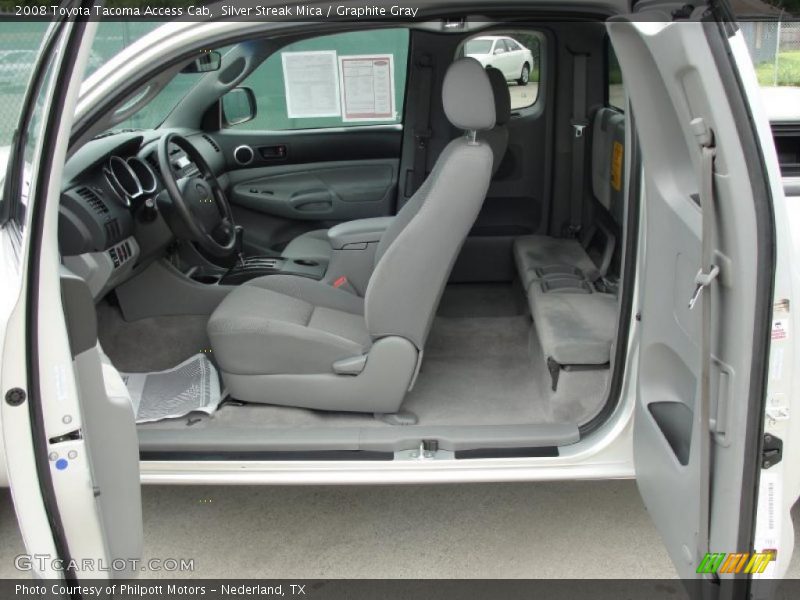 Silver Streak Mica / Graphite Gray 2008 Toyota Tacoma Access Cab