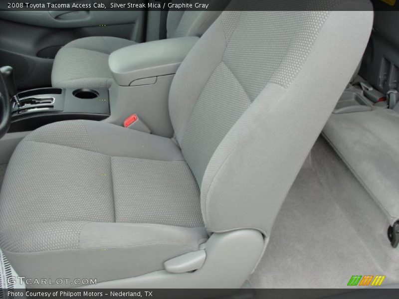 Silver Streak Mica / Graphite Gray 2008 Toyota Tacoma Access Cab