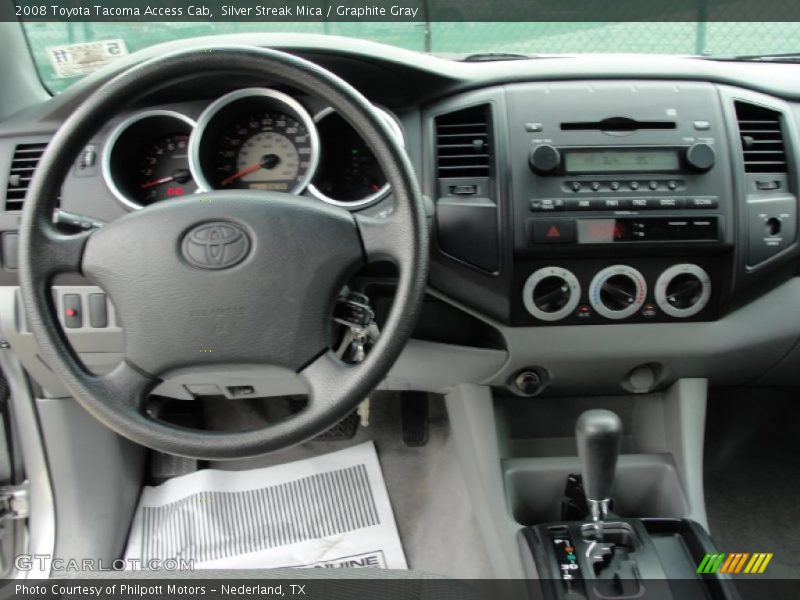 Silver Streak Mica / Graphite Gray 2008 Toyota Tacoma Access Cab