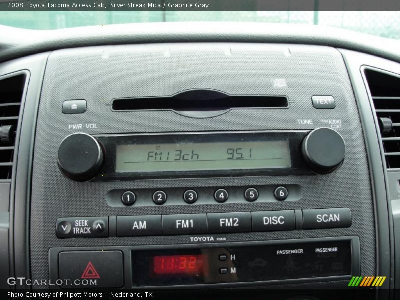 Silver Streak Mica / Graphite Gray 2008 Toyota Tacoma Access Cab