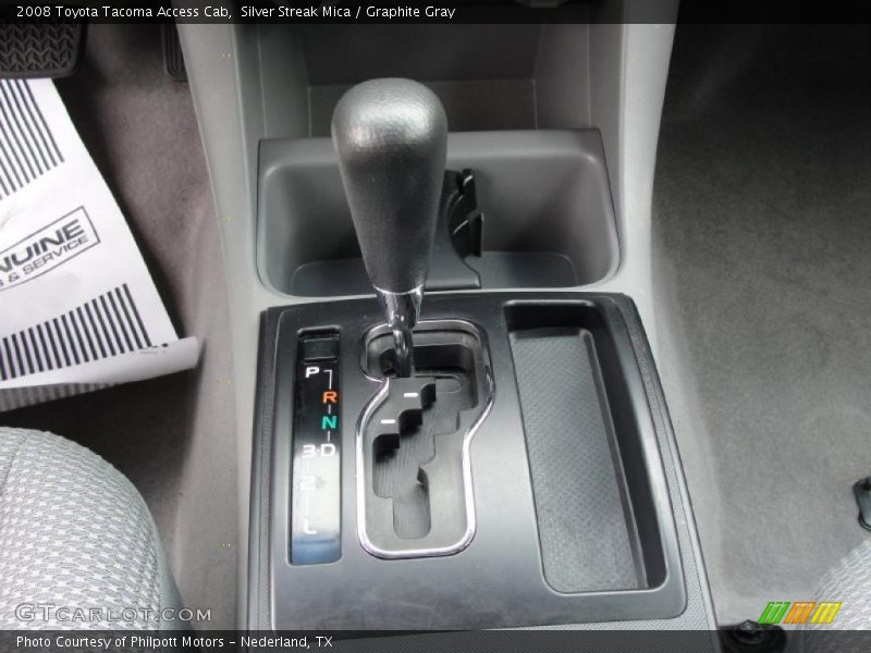 Silver Streak Mica / Graphite Gray 2008 Toyota Tacoma Access Cab