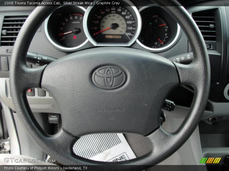 Silver Streak Mica / Graphite Gray 2008 Toyota Tacoma Access Cab