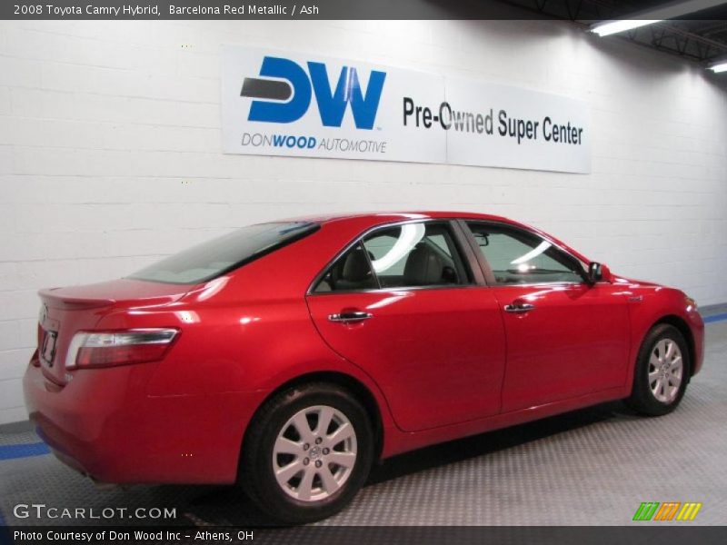 Barcelona Red Metallic / Ash 2008 Toyota Camry Hybrid