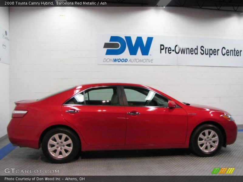 Barcelona Red Metallic / Ash 2008 Toyota Camry Hybrid