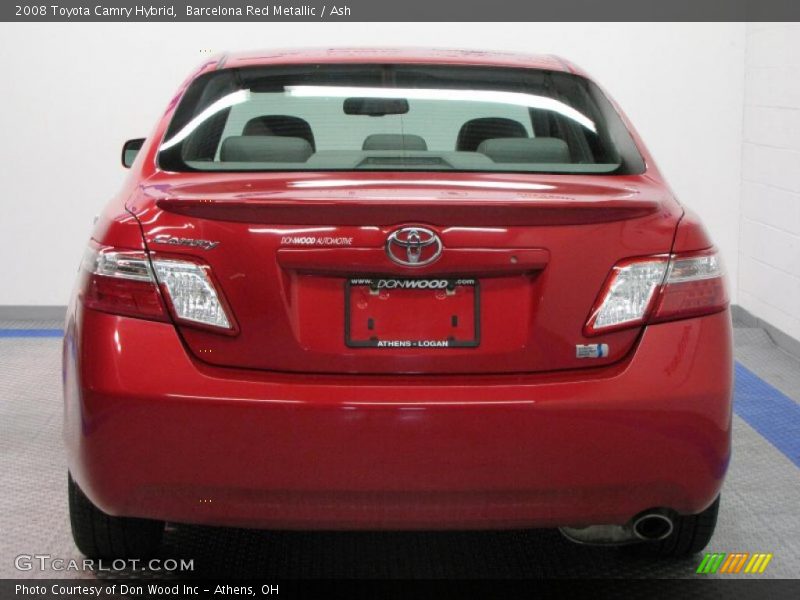 Barcelona Red Metallic / Ash 2008 Toyota Camry Hybrid