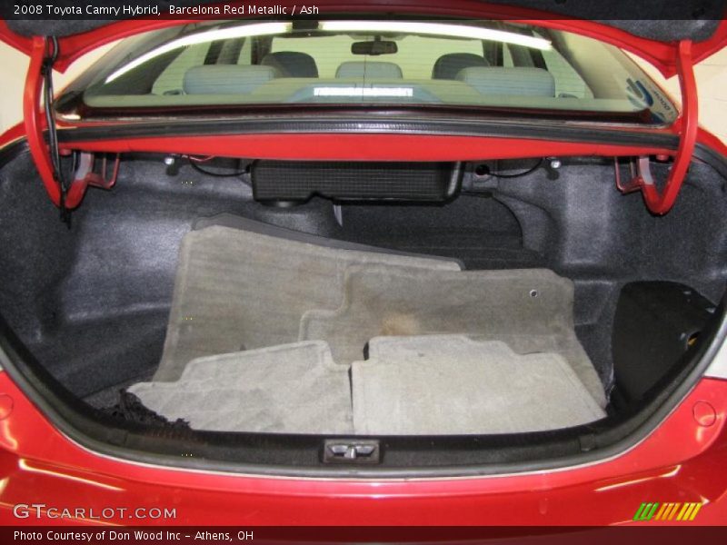 Barcelona Red Metallic / Ash 2008 Toyota Camry Hybrid
