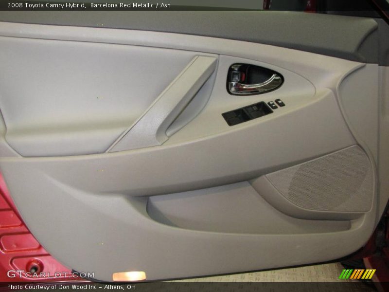 Barcelona Red Metallic / Ash 2008 Toyota Camry Hybrid