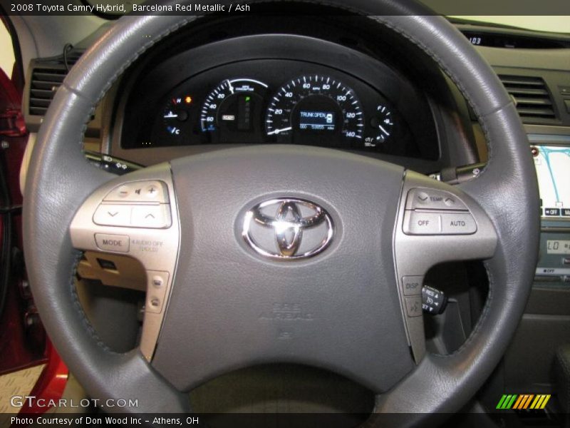Barcelona Red Metallic / Ash 2008 Toyota Camry Hybrid