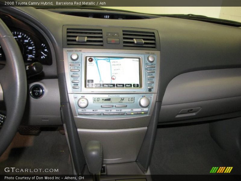 Barcelona Red Metallic / Ash 2008 Toyota Camry Hybrid