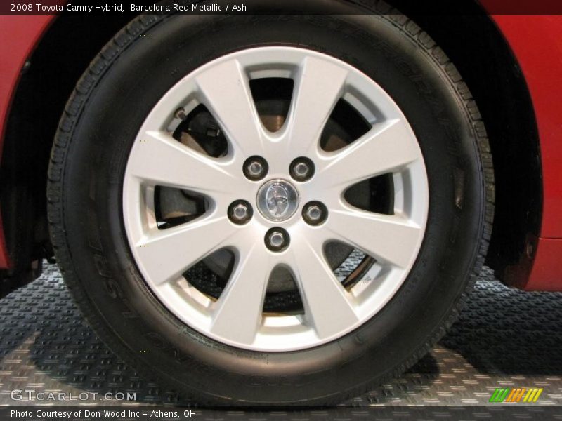 Barcelona Red Metallic / Ash 2008 Toyota Camry Hybrid