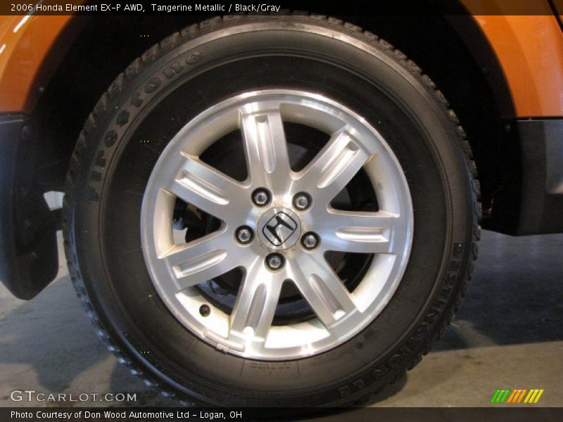 Tangerine Metallic / Black/Gray 2006 Honda Element EX-P AWD