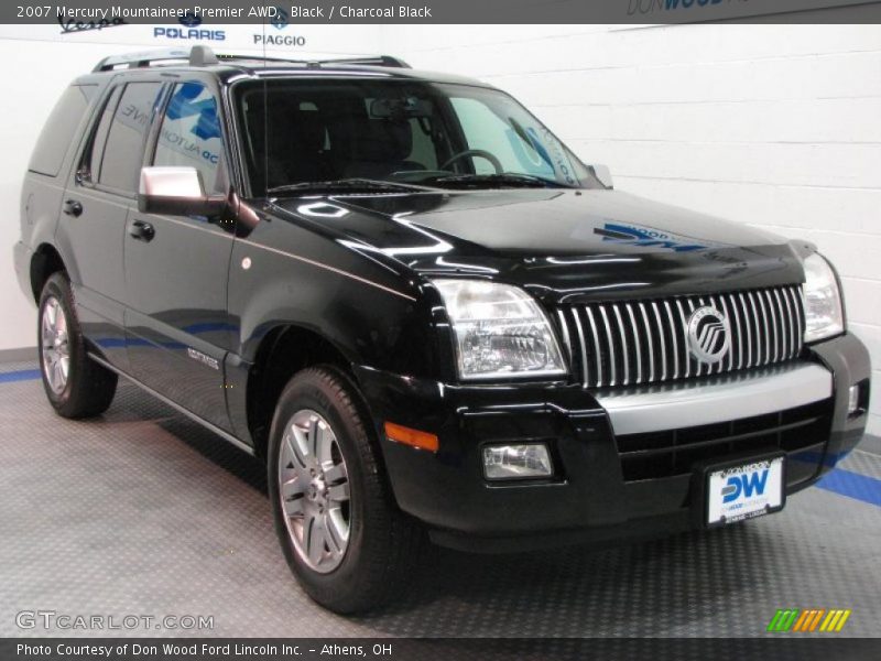 Black / Charcoal Black 2007 Mercury Mountaineer Premier AWD