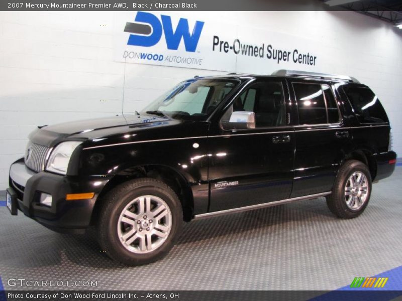 Black / Charcoal Black 2007 Mercury Mountaineer Premier AWD