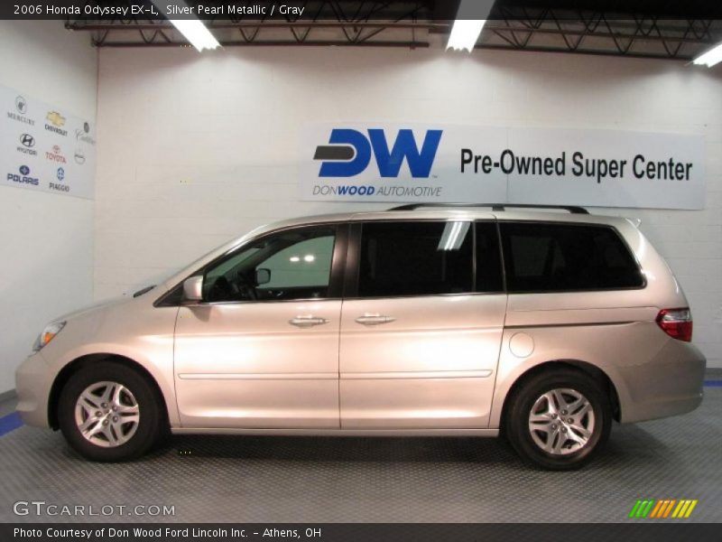 Silver Pearl Metallic / Gray 2006 Honda Odyssey EX-L