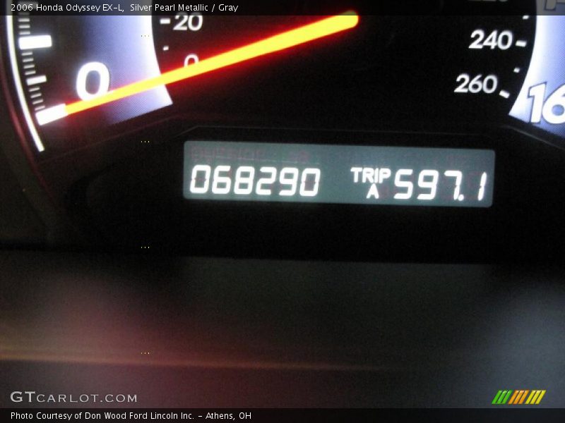 Silver Pearl Metallic / Gray 2006 Honda Odyssey EX-L