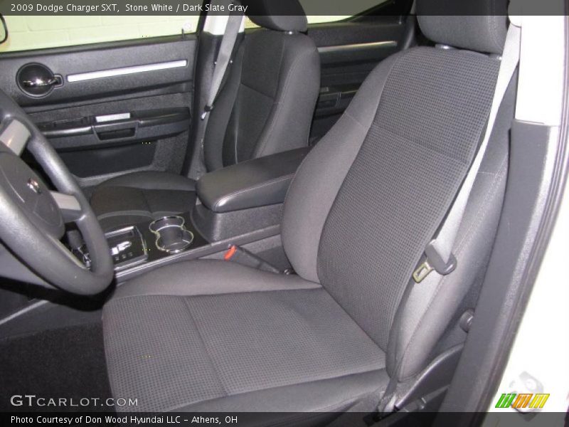 Stone White / Dark Slate Gray 2009 Dodge Charger SXT