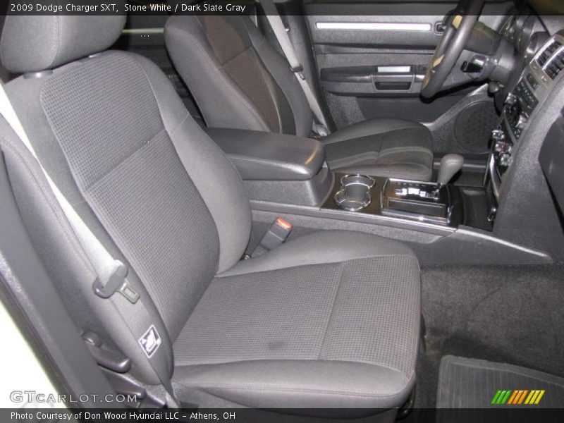 Stone White / Dark Slate Gray 2009 Dodge Charger SXT