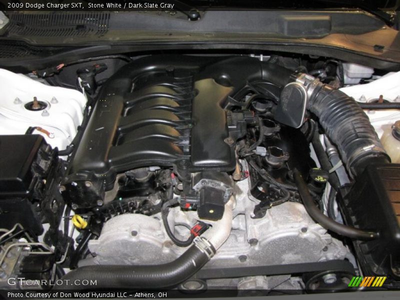 Stone White / Dark Slate Gray 2009 Dodge Charger SXT