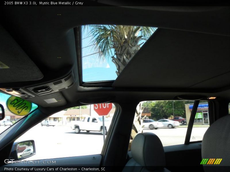 Mystic Blue Metallic / Grey 2005 BMW X3 3.0i