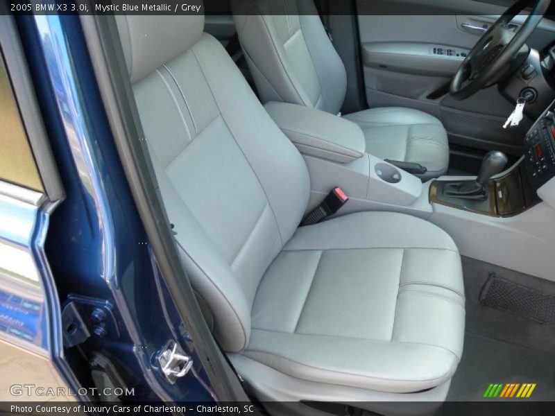 Mystic Blue Metallic / Grey 2005 BMW X3 3.0i