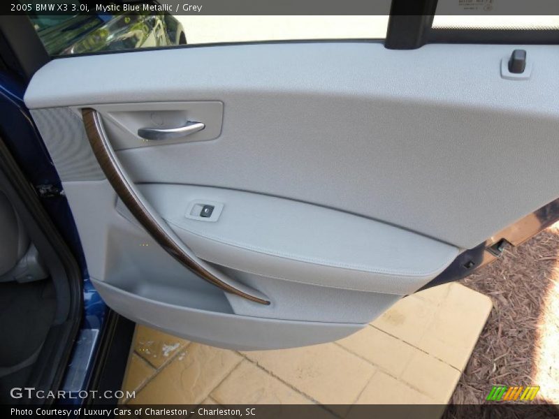 Mystic Blue Metallic / Grey 2005 BMW X3 3.0i