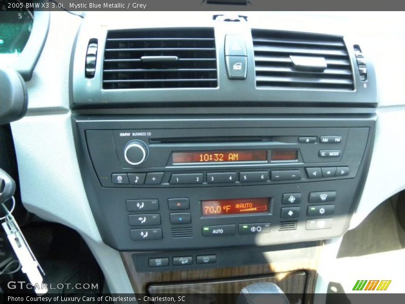 Mystic Blue Metallic / Grey 2005 BMW X3 3.0i